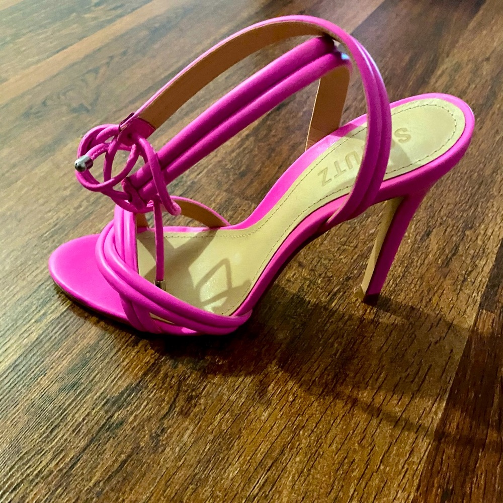 Neon Pink Shultz Heels